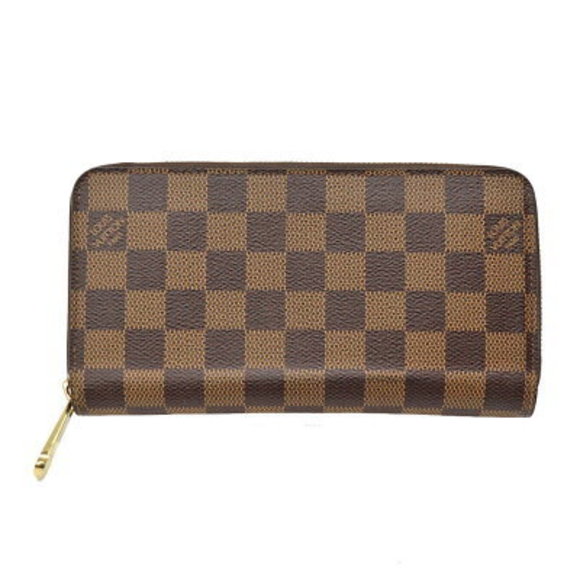 Louis Vuitton Handbags - Louis Vuitton Zippy Wallet Damier Ebene Brown Long
